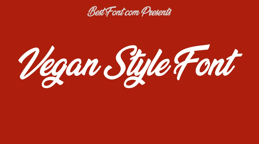 Vegan Style Font