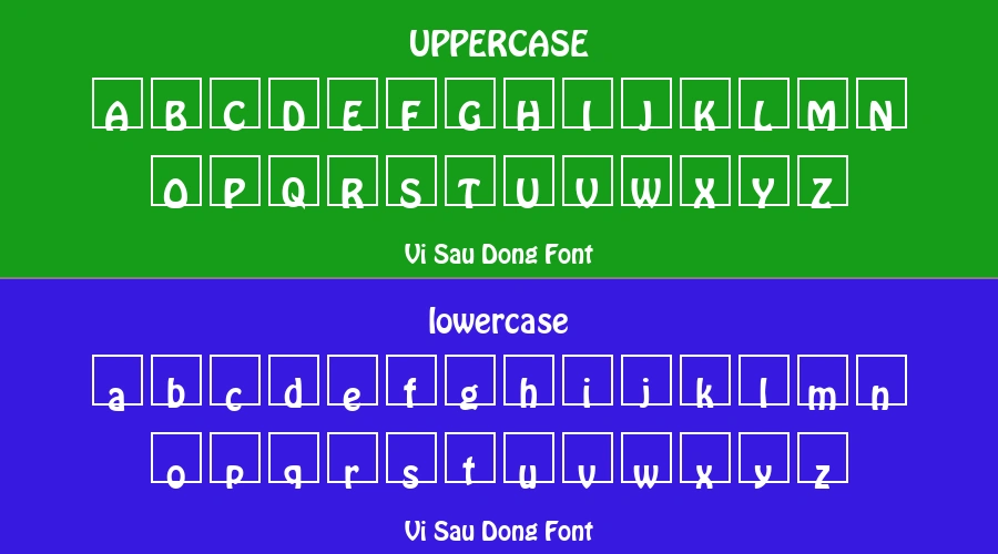 Vi Sau Dong Font Preview