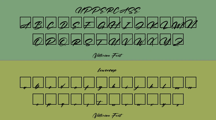 Victorian Font Preview