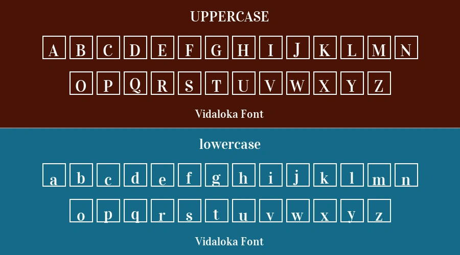 Vidaloka Font Preview