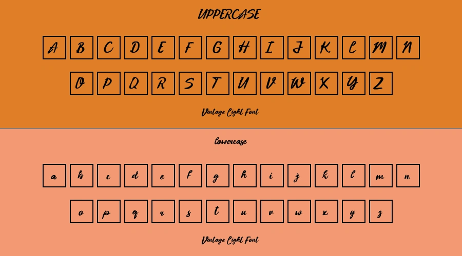 Vintage Light Font Preview