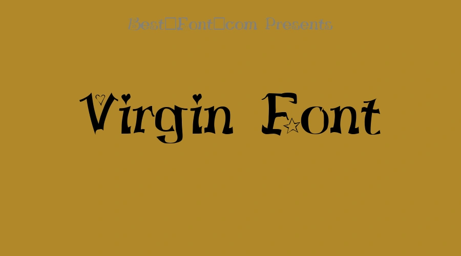 Virgin Font