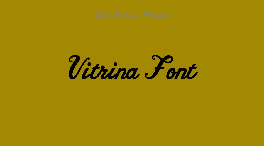 Vitrina Font