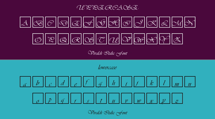 Vivaldi Italic Font Preview