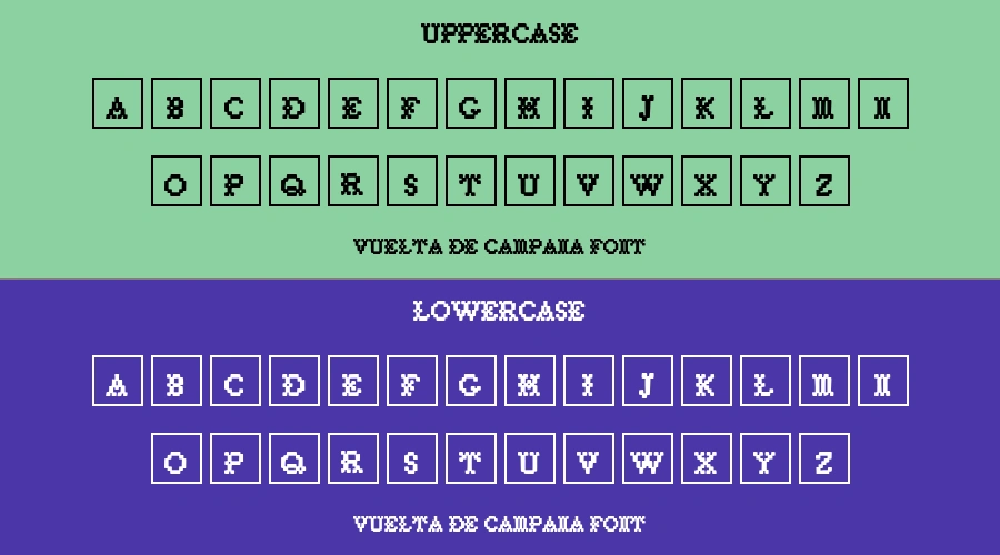 Vuelta De Campana Font Preview