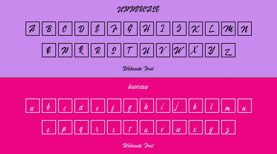 Wakanda Font Preview