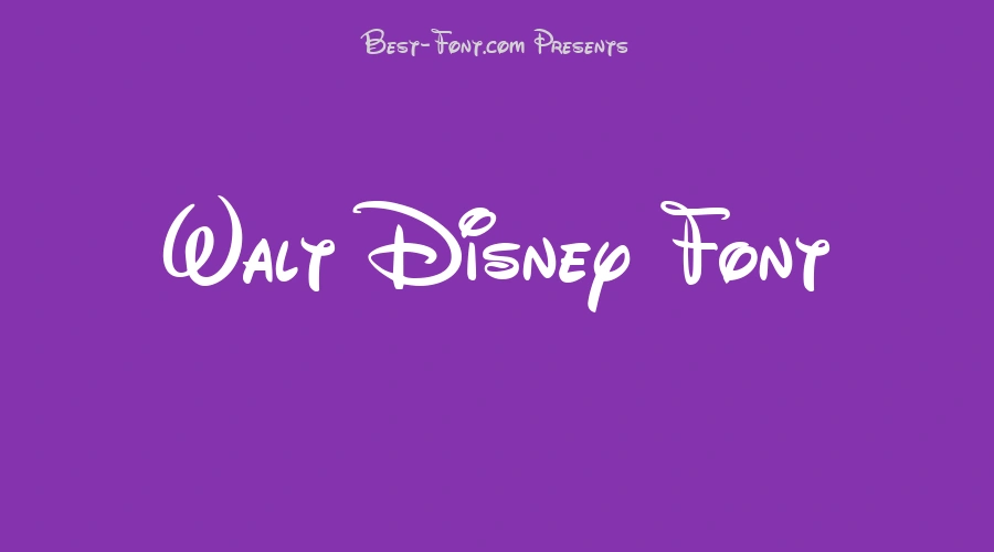 Walt Disney Font