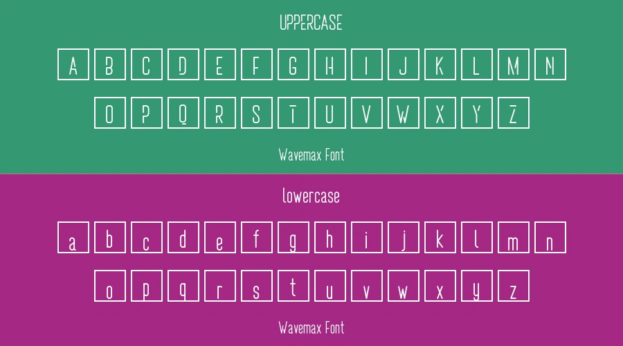 Wavemax Font Preview