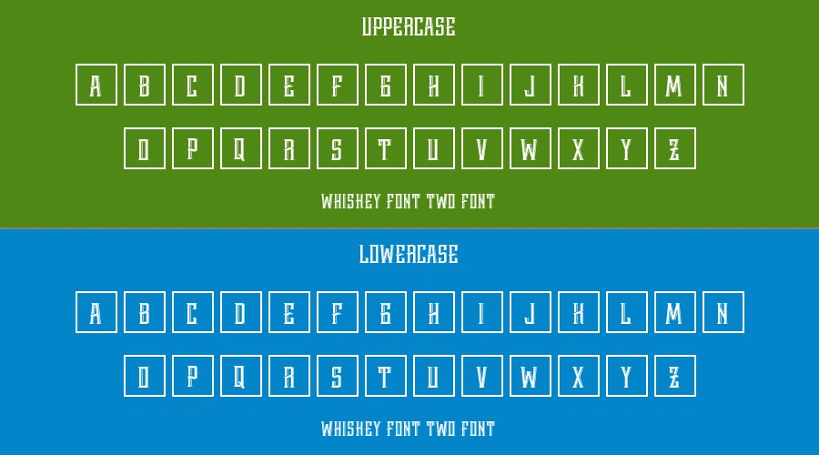 Whiskey Font Two Font Preview