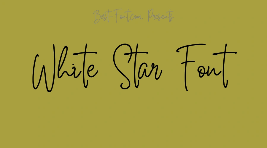 White Star Font