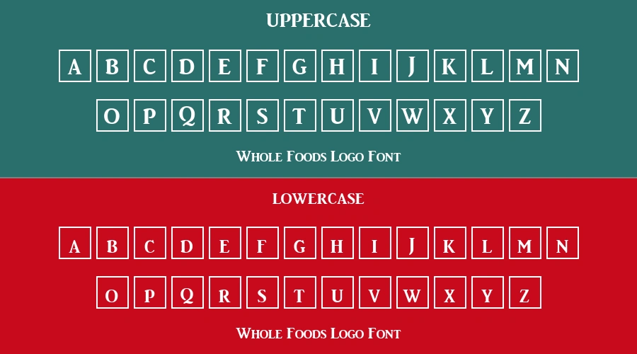 Whole Foods Logo Font Preview