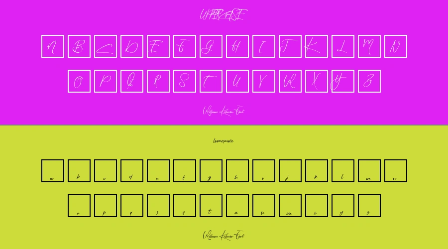 William Kidmon Font Preview