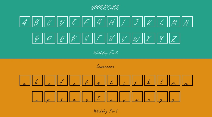 Wishday Font Preview