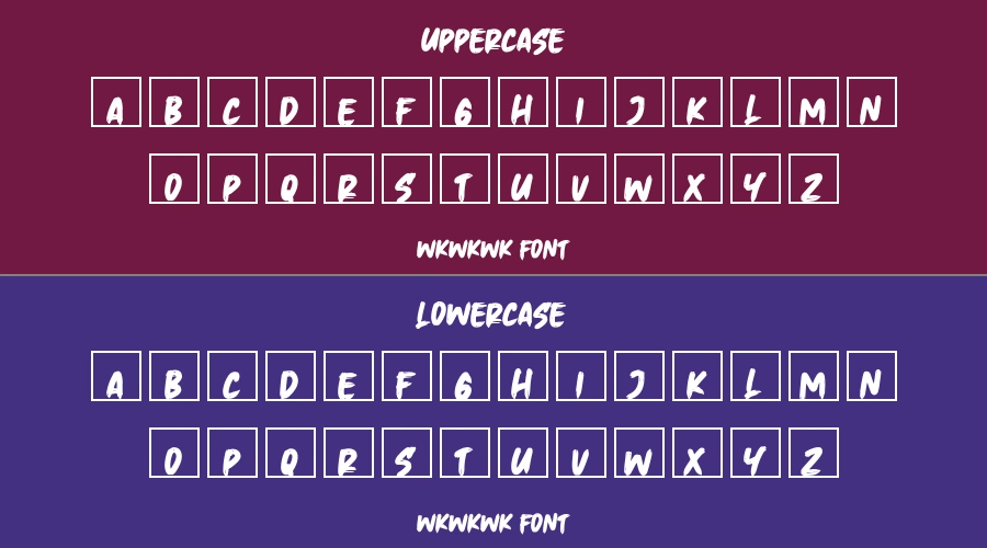 Wkwkwk Font Preview