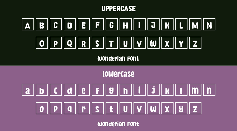 Wonderian Font Preview