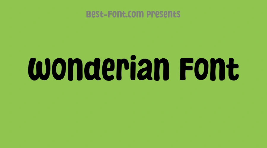 Wonderian Font