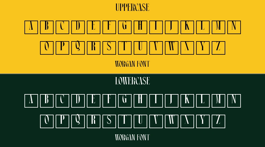Worgan Font Preview