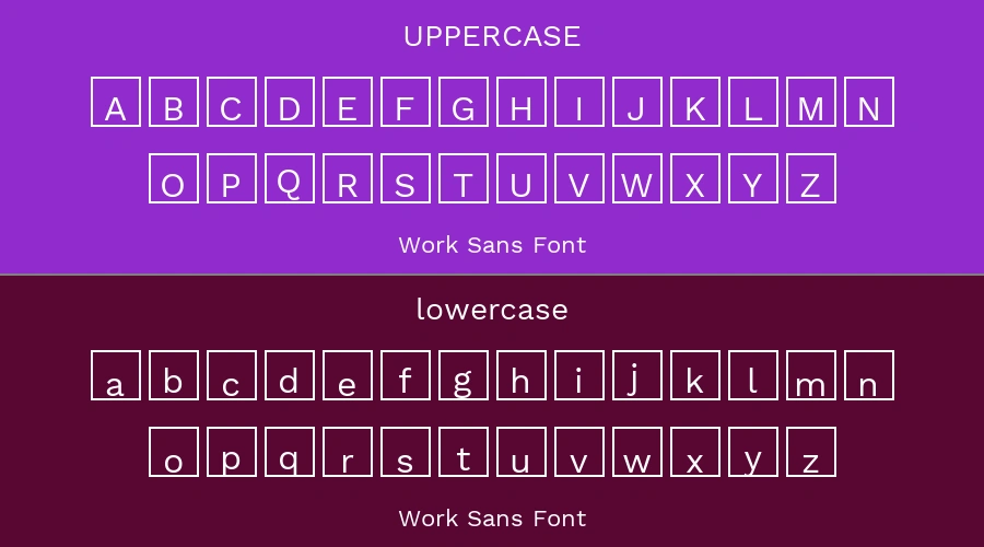 Work Sans Font Preview