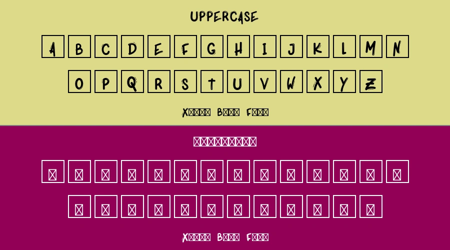 Xplor Bold Font Preview