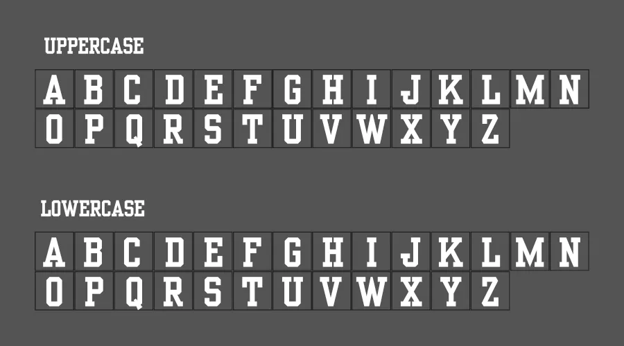 Yearbook Font Preview