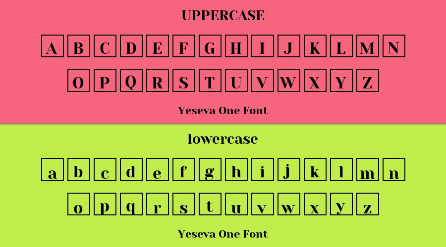 Yeseva One Font Preview