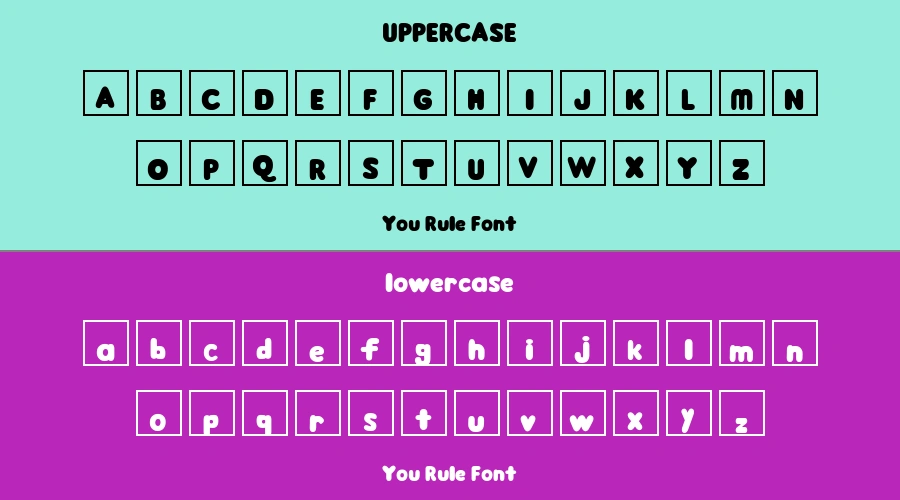 You Rule Font Preview