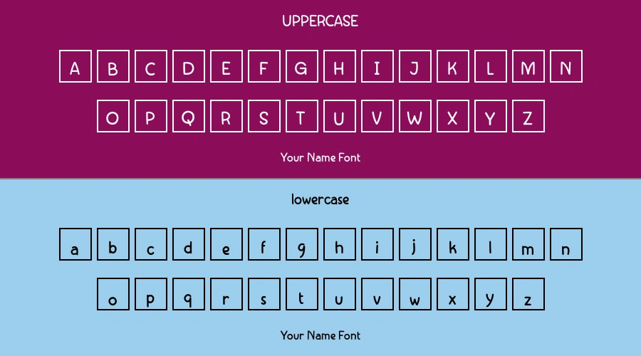 Your Name Font Preview