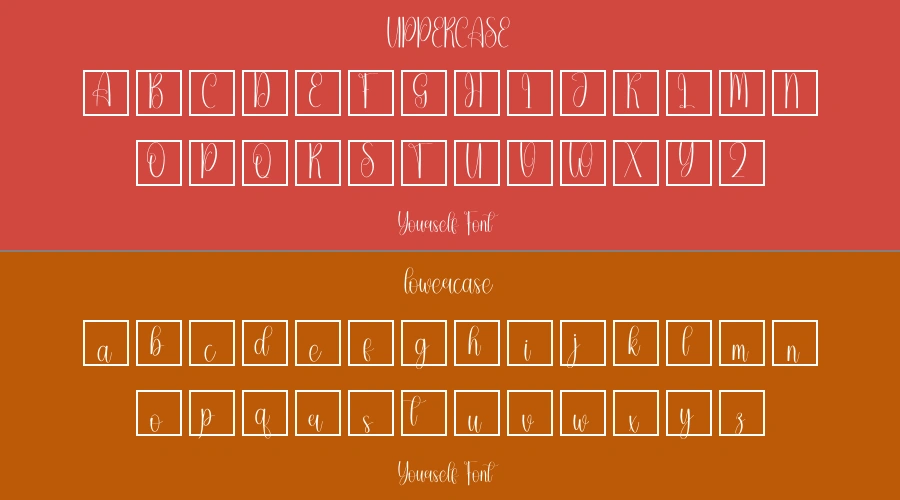 Yourself Font Preview