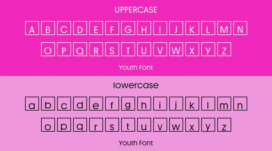 Youth Font Preview