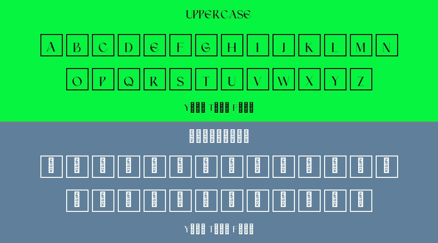 Yuet Tung Font Preview