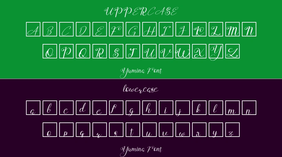 Yumina Font Preview
