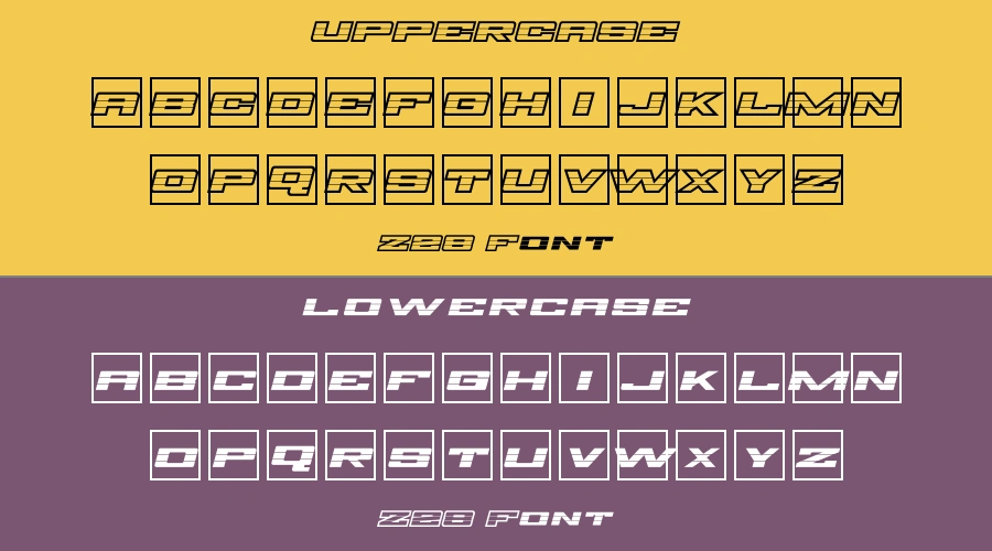 Z28 Font Preview
