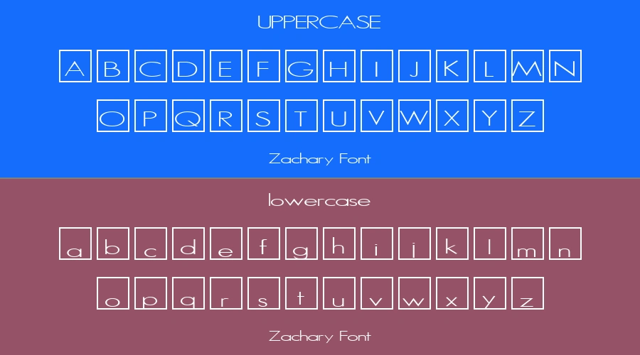 Zachary Font Preview