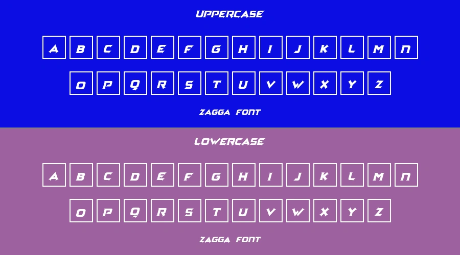 Zagga Font Preview