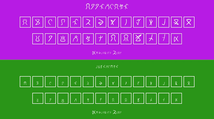 Zaglimydi Font Preview