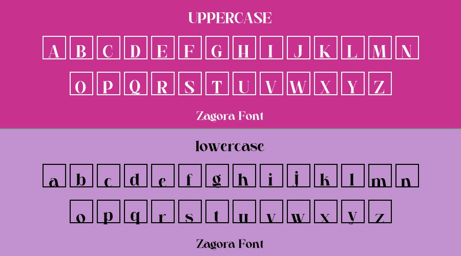 Zagora Font Preview