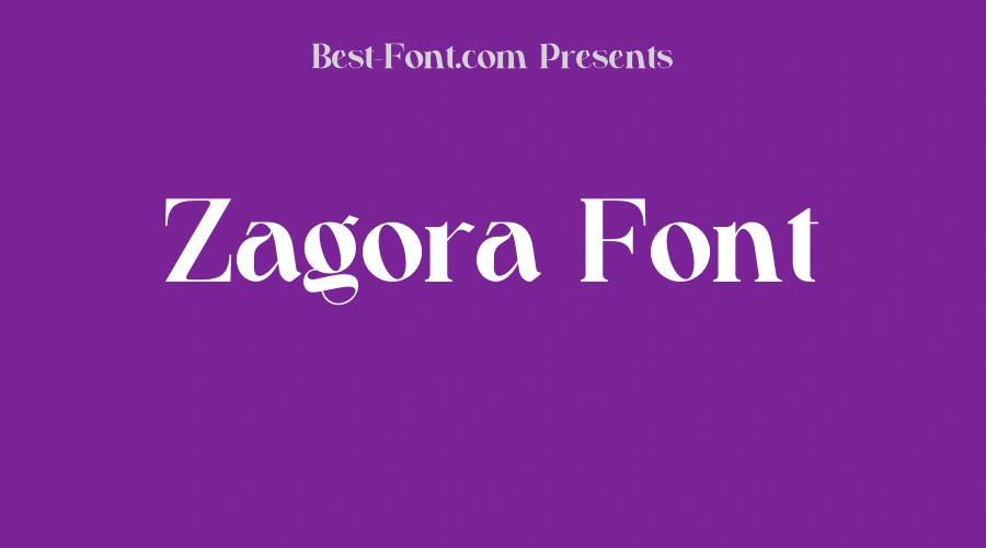 Zagora Font