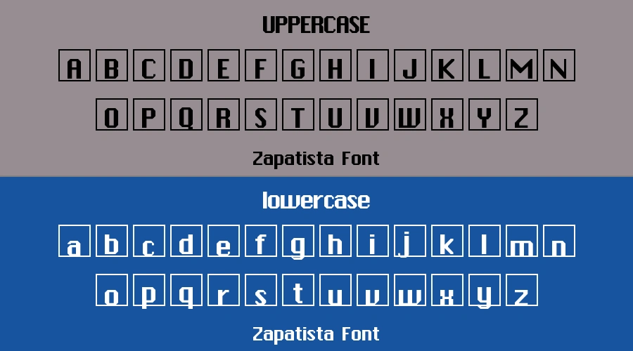 Zapatista Font Preview