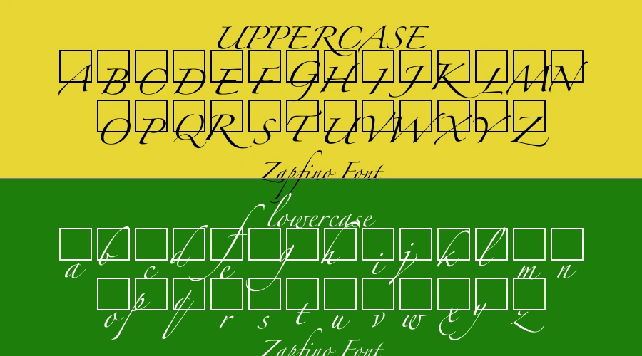 Zapfino Font Preview
