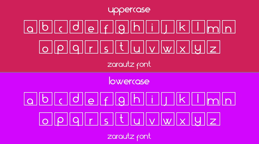 Zarautz Font Preview