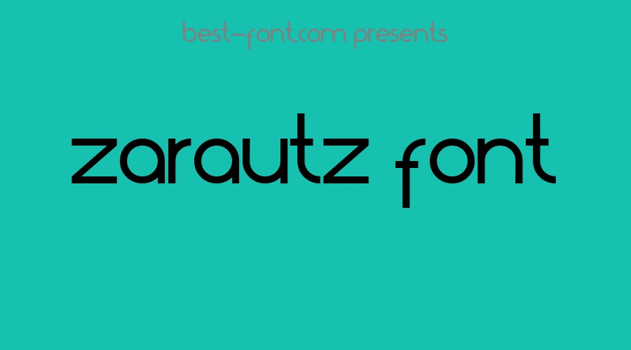Zarautz Font