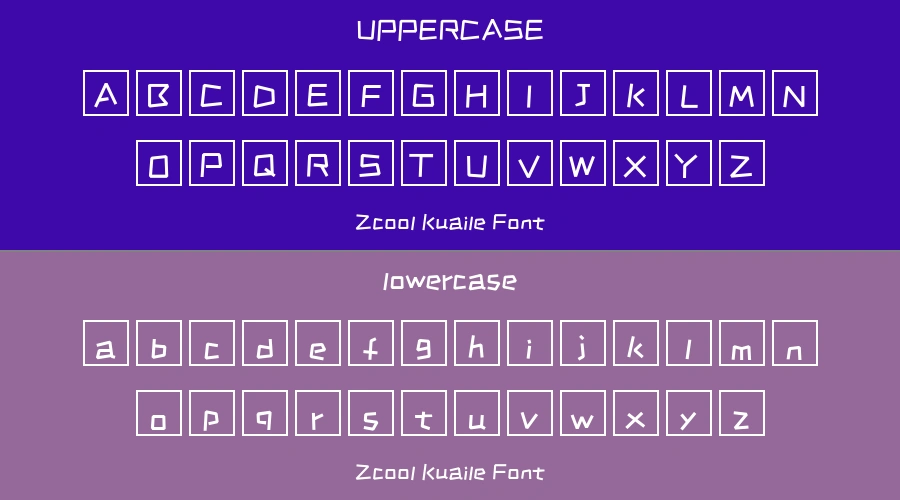 Zcool Kuaile Font Preview