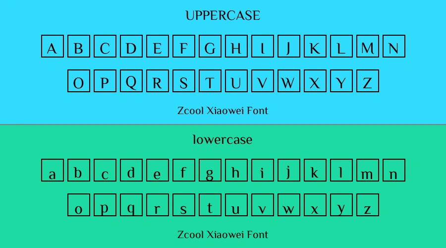 Zcool Xiaowei Font Preview
