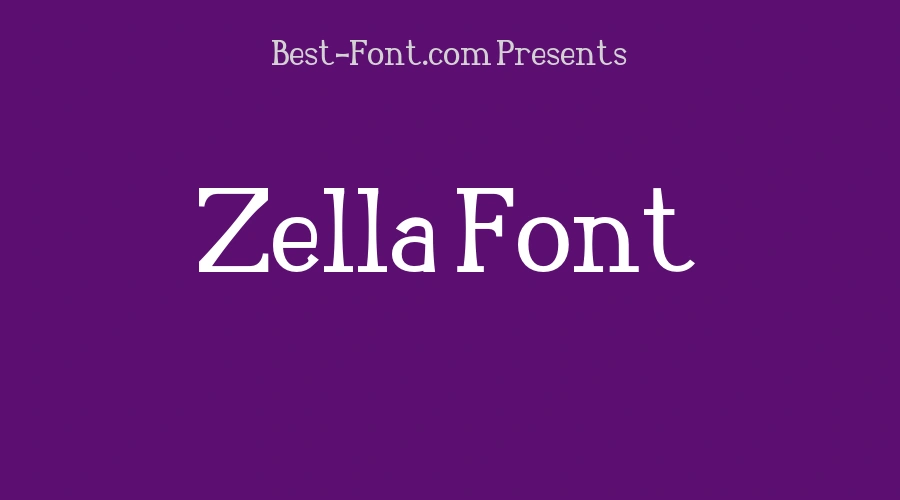Zella Font