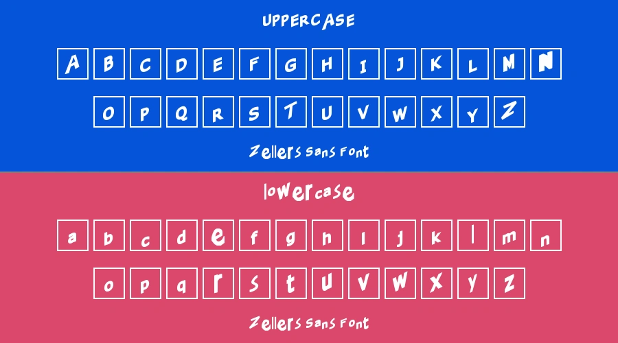 Zellers Sans Font Preview