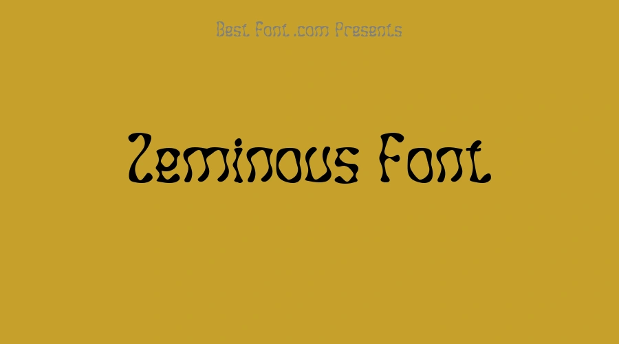 Zeminous Font