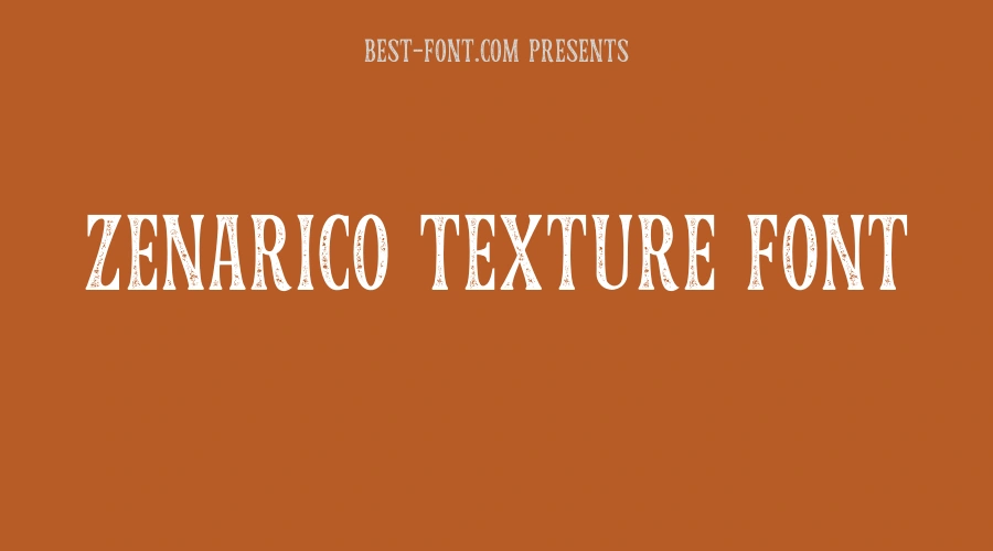 Zenarico Texture Font