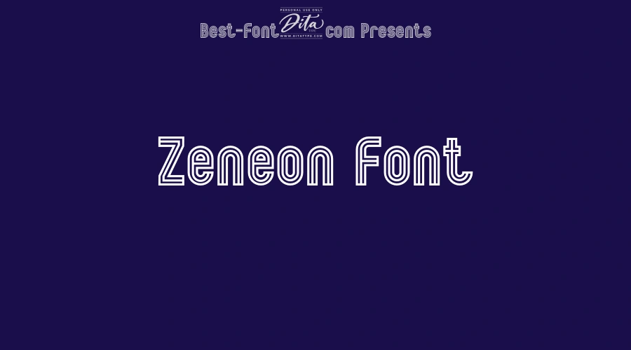 Zeneon Font