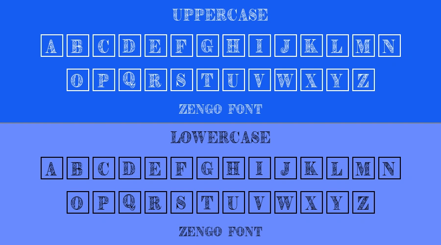 Zengo Font Preview