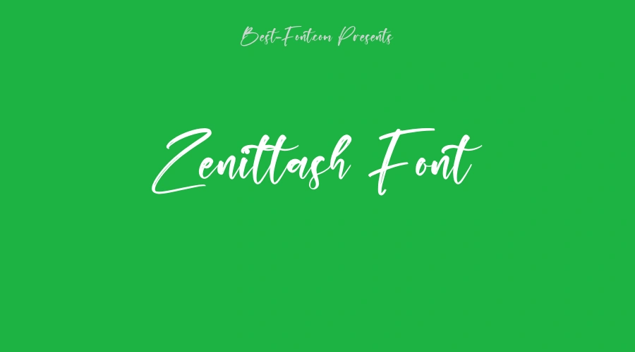 Zenittash Font